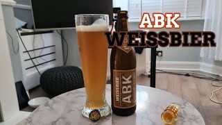 ABK WEISSBIER REVIEW [upl. by Niawd]