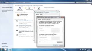 PC instellen op vast ipadres in Windows 7 [upl. by Filler797]