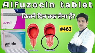 Alfuzocin prolonged release tablets ip 10mg uses  Alfuzocin tablet uses in hindi  Alfuzocin 10 mg [upl. by Valdas815]