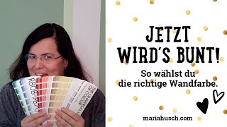 Jetzt wirds bunt So wählst du die richtige Wandfarbe  Raumtalk 42 [upl. by Elbart]