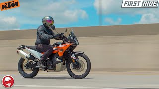 2023 KTM 890 Adventure  First Ride [upl. by Adieno]