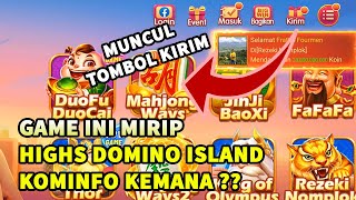 ADA TOMBOL KIRIM GAME INI SAINGAN HIGGS DOMINO ISLAND KOMINFO KEMANA  UANG JUGA BERPUTAR DISINI [upl. by Onej953]