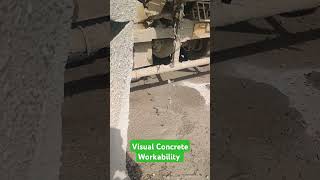 Visual Concrete Workability Test [upl. by Danelle]