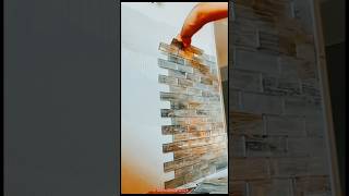 How to mosaic tiles installation in Wall shorts diy tilling howto tile construction mosaic [upl. by Rangel909]