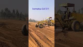 Komatsu graderyoutubeshorts catequipment graderwork grader moradabadconstructionequipment [upl. by Alraep315]