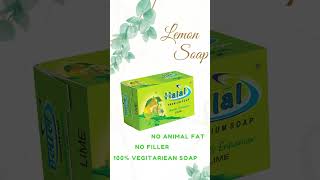 HALAL Lemon soap  NO ANIMAL FAT NO FILLER NO ALCOHOLIC PARFUME 100 VEGETARIAN SOAP [upl. by Dennison274]