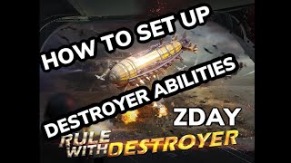 DESTROYER ABILITIES  Z DAY HEARTS OF HEROES2020 [upl. by Ylrebmit]