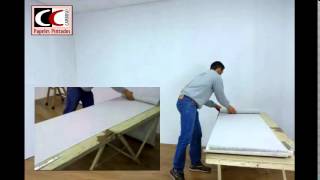 Instalación de papel pintado  parte 1 de 2 [upl. by Aivatahs]