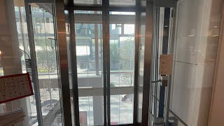 Super Cool Modern Schindler Glass Elevator at Eataly Toronto 8212023 [upl. by Meehan]