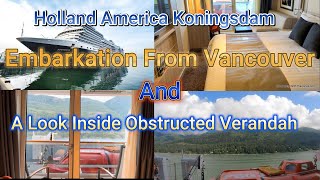 A Look Inside Obstructed Verandah ll HAL Koningsdam [upl. by Donnie]