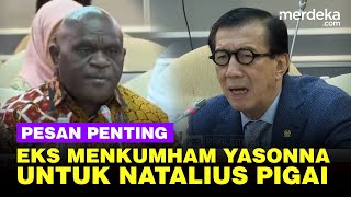 Mantan Menkumham Yasonna Beri Pesan Penting ke Menteri Natalius Pigai Tekankan Isu HAM [upl. by Gargan]