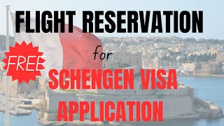 How to Book FREE Flight Reservation for Visa Applications Two Airline Options [upl. by Nelleus383]