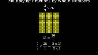 Multiply 23  36 TwoThirds Times ThirtySix [upl. by Tnelc]