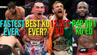 The Craziest KOs In UFC HISTORY [upl. by Combe865]