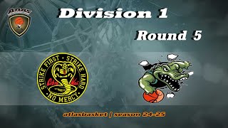 Atlasbasket  Div 1Round 5  COBRA KAI vs CROCODILES [upl. by Carlin]