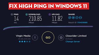 How to Fix High Ping in Windows 11 EASY [upl. by Aseral]