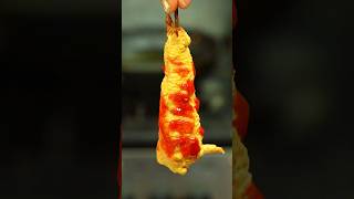 Tempura shirmp spicy Sriracha sauceshorts video chefjoyasmr [upl. by Eidnil]