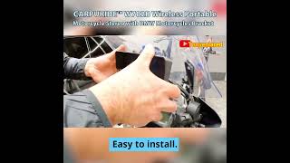 Carpuride motorcycle carplay Waterproof Touchable with gloves [upl. by Ybor]