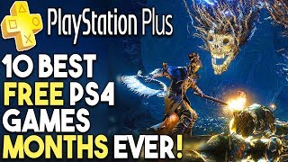 The 10 BEST PS FREE PS4 Games Months EVER [upl. by Anaicul]