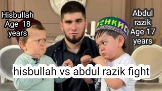 Mini khabib hasbullah Vs abdul razik fight  mini khabib age  hisbullah vs abdul razik  youngest [upl. by Rehpotsrik159]