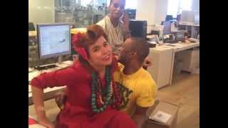 Paloma Faith and JLS hanging in the office [upl. by Coffin]