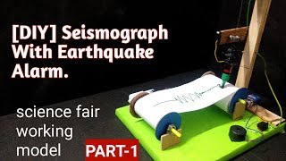 How to make seismograph at homesimple Earthquake detector PART1 [upl. by Luis]