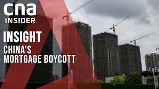 The Great Fall Of Chinas Housing Market Who Will Pay The Price  Insight  China Mortgage Boycott [upl. by Ellenehc]