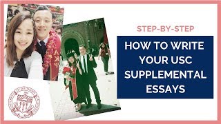 How To Write Your USC Supplemental Essays  Stepbystep [upl. by Rybma393]