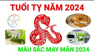 Tuổi Tỵ Năm 2024  Tuổi Tỵ Hợp Màu Gì Năm 2024  Tử Vi Tuổi Tỵ [upl. by Biddy]