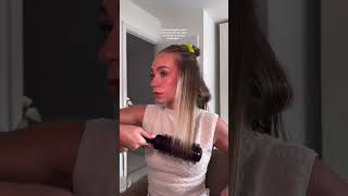 If you struggle to do a bouncy blow dry use large rollers instead hairtips hairstyles blowout [upl. by Sirad]