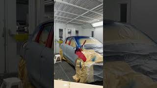 color changing Car Painting carbodyrepair [upl. by Arianne140]