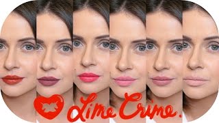 LIME CRIME  СТОИТ ЛИ СВОИХ ДЕНЕГ  МОЯ КОЛЛЕКЦИЯ  СВОТЧИ НА ГУБАХ NIKKOKO8 [upl. by Eugine]