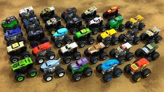 Hot Wheels Mini Monster Jam Mystery Trucks Collection [upl. by Oicnerual39]