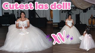 QUINCEANERA TRADITIONS  Cutest last doll Watch the crowning and change of shoes [upl. by Hightower880]