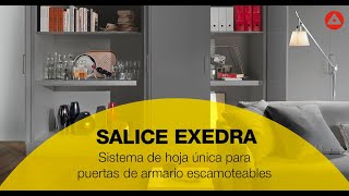 ¿Qué es el sistema de puertas escamoteables EXEDRA de Salice [upl. by Kcirrej]