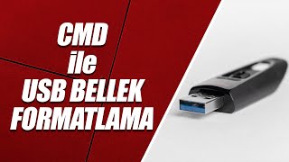 CMD KOMUTLARI ile USB BELLEK FORMATLAMA [upl. by Joleen469]