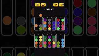 Ball Sort Puzzle  level1837 [upl. by Rriocard]