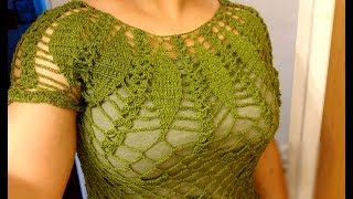 BLUSA A CROCHETganchillo Paso a Paso 2 [upl. by Ayidah]