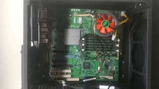 Fitting A T3500 Dell Motherboard In a Standard ATX Case [upl. by Brook]