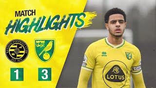 HIGHLIGHTS  Reading U23s 13 Norwich City U23s [upl. by Reifnnej]