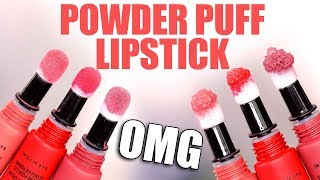 POWDER PUFF LIPSTICK  OMG [upl. by Ynnohj]