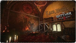 Witcher 3 Kaer Morhens Main Hall Ambient  1 Hour version  Relaxing Music   HD [upl. by Yedrahs]