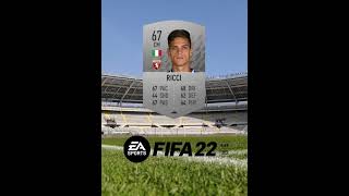 SAMUELE RICCI FIFA CARD EVOLUTION [upl. by Nerita803]