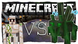 EISENGOLEM VS JUNGLE DRAMCRYX  Minecraft Eisengolem vs Monster • 53  Divine RPG Mod [upl. by Auburn]