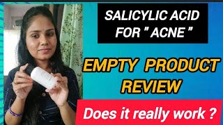 Minimalist Salicylic Acid Cleanser Honest Review  Acne White Bleack HeadsPores skincare video [upl. by Roseline]