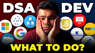 DSA vs Development 😰  Should you stop learning DSA [upl. by Eemaj33]