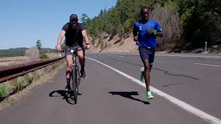 Edward Cheserek Tempo Run Workout Day 5 Teaser [upl. by Velma]