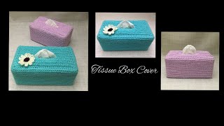 티슈박스 커버Crochet Tissue Box Cover [upl. by Roche]