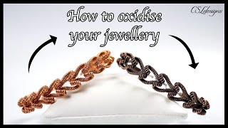 How to oxidise your jewellery [upl. by Earesed]