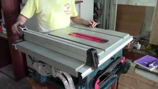 bosch 4100 tablesaw maintenance [upl. by Dorcia972]